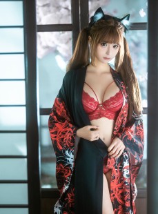 动漫博主蠢沫沫 - 捆绑和服