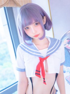 萝莉 神楽板真冬 之灰丝吊带JK