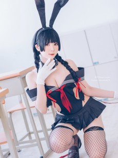  微博妹纸霜月shimo - 卯月桃子 水手服兔女郎