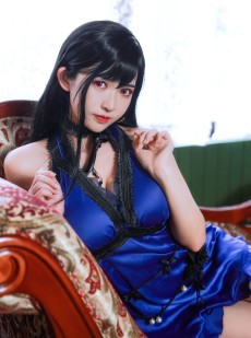 超人气Coser鳗鱼霏儿 - 蒂法礼服