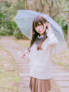  人气Coser二佐Nisa - JK学院风