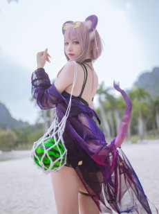 人气Coser 二佐Nisa - 泰拉夏日纪事 佐佐林雨霞