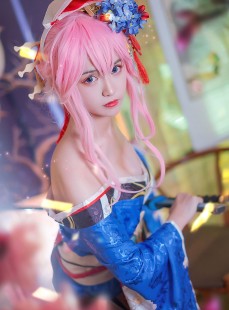  超人气Coser鳗鱼霏儿 - 八重樱花魁