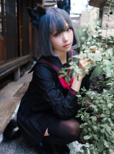 Ely_eee (ElyEE子) - Veranda Black Cat緣廊黑貓